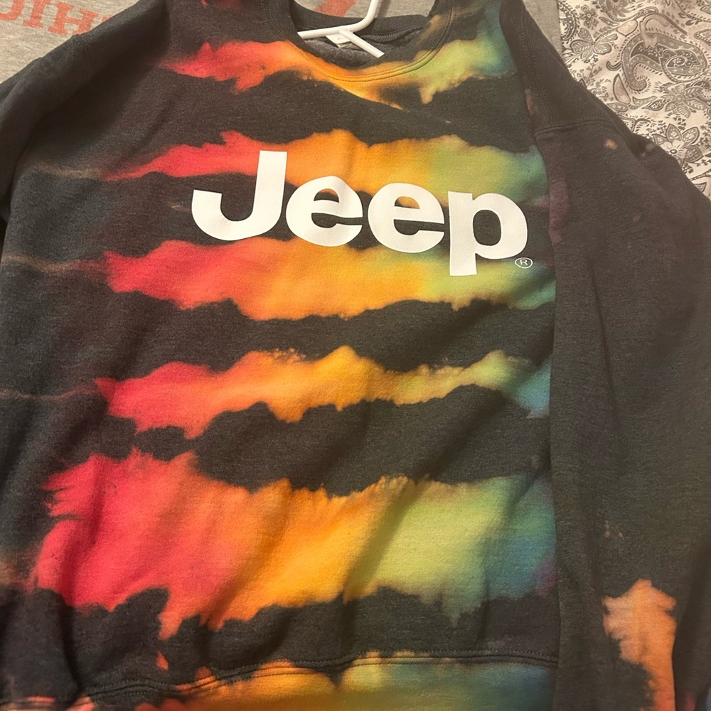 Jeep  Multicolor Tie-Dye Hoodie